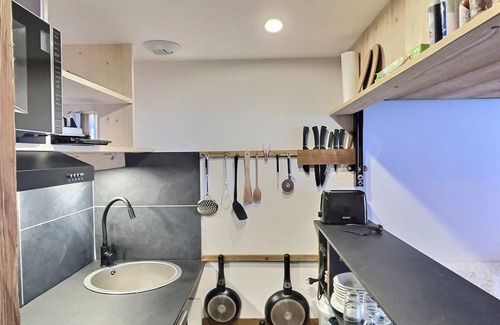 Val-d'Isere Apartamento | Cozy studio for 4 in Val d'Isère with terrace
