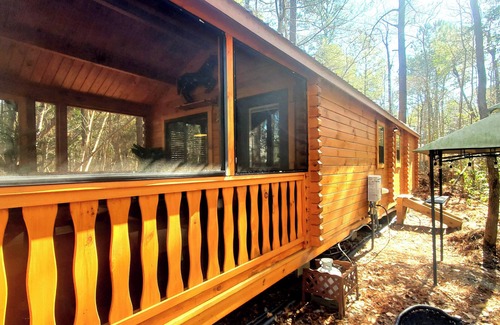 Comfort Cabina | Cozy tiny cabin in enchanting Richlands w/ King Suite, hottub