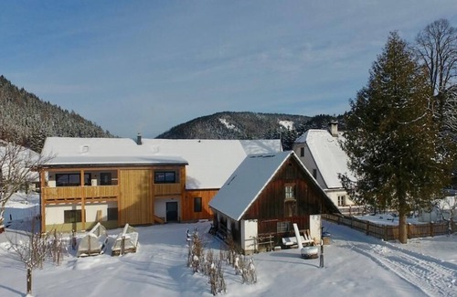 Goestling an der Ybbs Apartamento | Cozy vacation apartment (62 m²) with sun terrace and view of the Hochkar