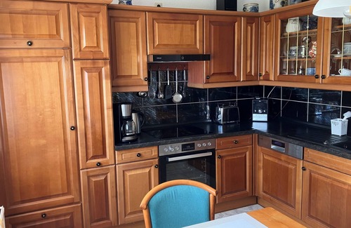 Urnshausen Apartamento | Cozy vacation apartment in the Rhön with a beautiful view from the balcony