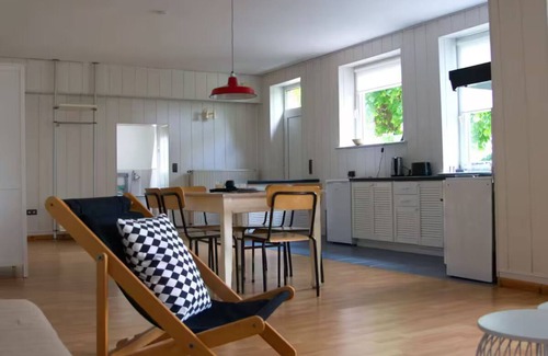 Lemgow Apartamento | Cozy vacation apartment in a historic old dairy in Wendland