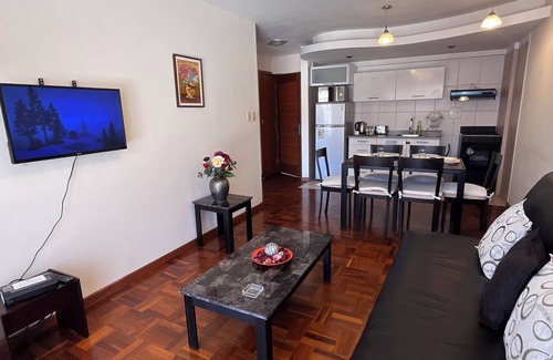 Macrodistrito Sur Apartamento | Cozy & Warm Apt -Equipped -Centric in Calacoto-43"TV -Sofabed