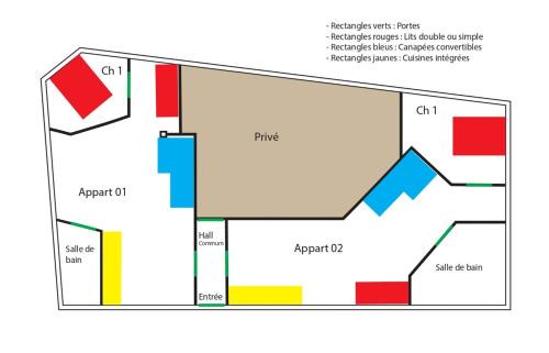 Ohnenheim Apartamento | Cramiland - Apparts juxtaposés 01 & 02 - Ohnenheim