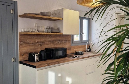 Kastraki Apartamento | Crea, Bright Beach Apartment