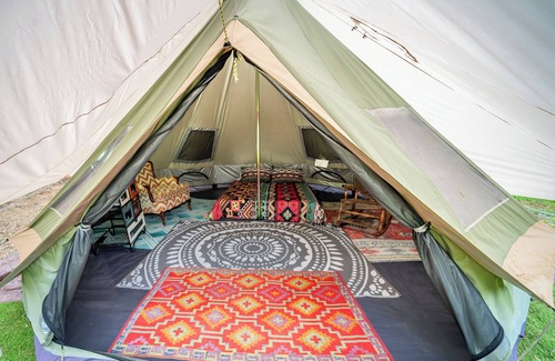 Cosby Alquiler De RV | Glamping Tent in the Smoky Mountains