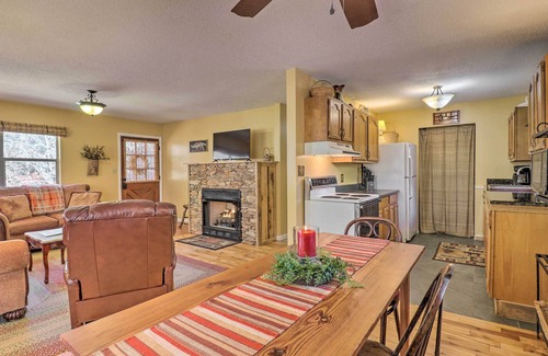 Mars Hill Casa | Creekside Retreat w/ Deck, 18 Miles to Wolf Ridge