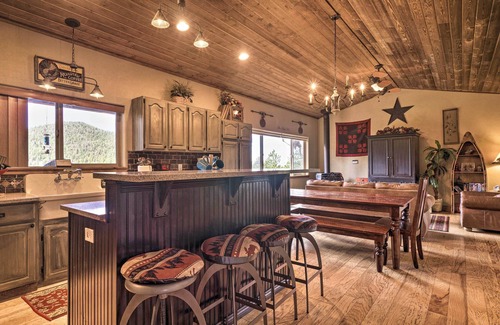 Cripple Creek Casa | Cripple Creek Mountain Getaway w/ Hot Tub & Views!