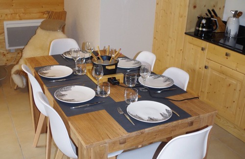 Les Deux Alpes Apartamento | CHALET DE CRISTAL APPT 52 M2 magnífica vista de la Vallée Blanche, ski-in ski-out.