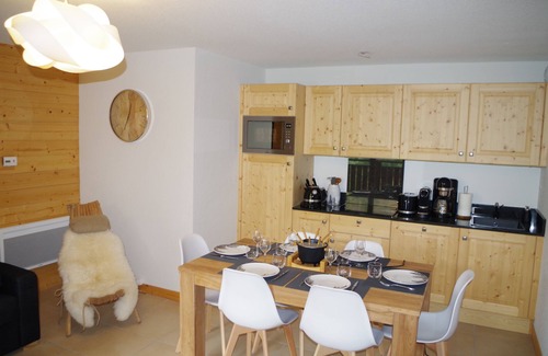 Les Deux Alpes Apartamento | CHALET DE CRISTAL APPT 52 M2 magnífica vista de la Vallée Blanche, ski-in ski-out.