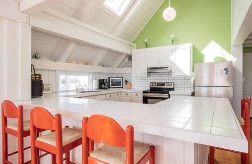Oak Island Casa | Cuddlefish: Oceanfront Home with Beautiful Sunset Views