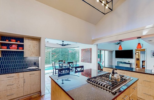 King City Casa | Custom, dog-friendly home with a private pool, pool spa, WiFi, & central A/C