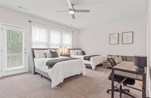 Northeast Raleigh Casa | CUSTOM Game Room in a luxury refreshing townhome