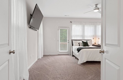 Northeast Raleigh Casa | CUSTOM Game Room in a luxury refreshing townhome