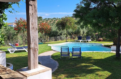 Puerto Serrano Cabaña | Cute shepherd's house from 1892, with swimming pool, 4p