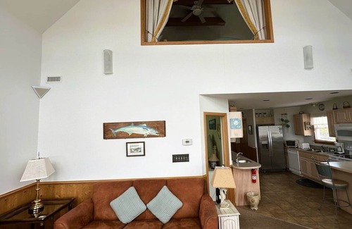 Ocracoke Villa | CV9: Net House - Waterfront 2BR villa, breathtaking harbor views!
