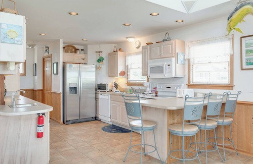 Ocracoke Villa | CV9: Net House - Waterfront 2BR villa, breathtaking harbor views!
