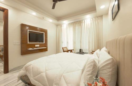 Sushant Lok Apartamento | Cyber hub retreat near Horizon center