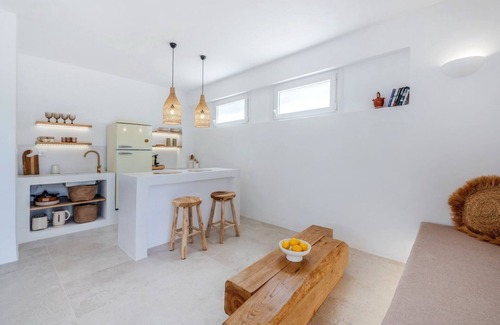 Kini Villa | Cycladic Retreat with Olive Garden, 5 Minutes from the Beach
