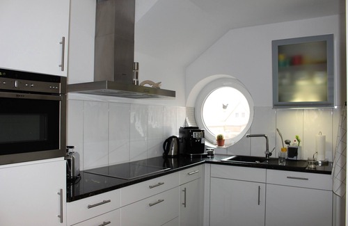 Borkum Apartamento | Dünenperle-Borkum, 5 estrellas, 3 dormitorios, 2 baños, terraza en la azotea