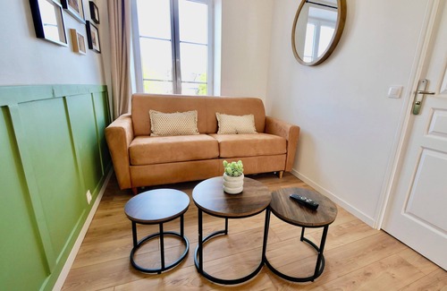 Carentan Apartamento | D-DAY SUITES:Liberty 35m²/Centre Ville/4 pers/2min from train station/15min from Utah Beach