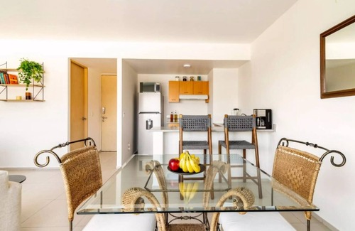 Cuauhtemoc Apartamento | D402- 2BR / 2BTH - Una Habitación Piso, Capacidad 4