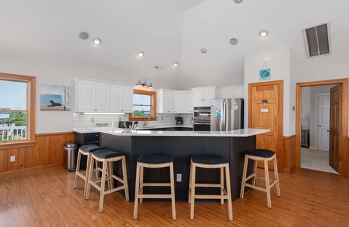 Corolla Village Casa | Da Kine By Da C: Dog-Friendly, Oceanside Home in Ocean Sands, Private Heated Pool