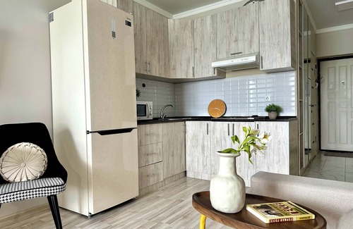 Almaty Apartamento | "Dandy" charming studio with mountain view in center of Almaty with WiFi,AC