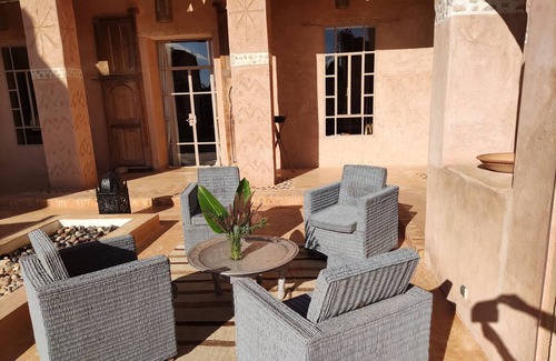 Ghazoua Villa | Hermosa villa en estilo Kasba con piscina climatizada y pista de petanca.