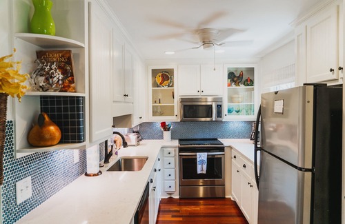 Twin Oaks Cabaña | Darling Wild Dunes Cottage con carrito de golf y tarjeta deportiva