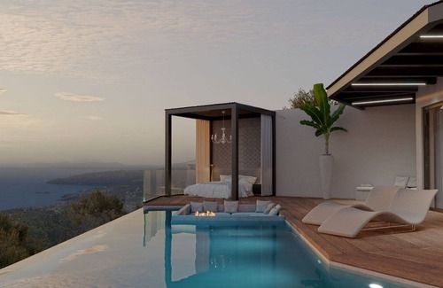Varvara Villa | Dazzling Zakynthos Villa | Villa Scabior |1 Bedroom | Breathtaking Sea Views | Spacious Furnished Sun Terrace | Private Outdoor Pool | Shaded Outdoor Dining Area | Agios Nikolaos