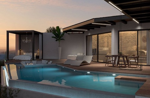 Varvara Villa | Dazzling Zakynthos Villa | Villa Scabior |1 Bedroom | Breathtaking Sea Views | Spacious Furnished Sun Terrace | Private Outdoor Pool | Shaded Outdoor Dining Area | Agios Nikolaos
