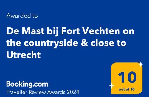 Bunnik Apartamento | De Mast bij Fort Vechten on the countryside & close to Utrecht