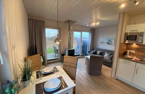 Olpenitz Casa | Casa de vacaciones 'Skipper Hus By Seeblick Ferien' con terraza privada y jardín compartido