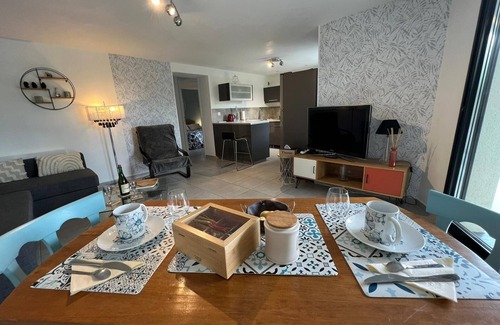 Bonneville-sur-Touques Apartamento | Deauville,new appartment,modern,cosy ,quiet,close to seaside,individual terrasse