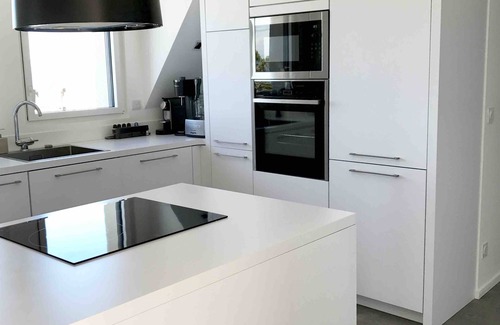 Benerville-sur-Mer Apartamento | DEAUVILLE-BENERVILLE, Apartamento, vista panorámica, la playa en el extremo del jardín