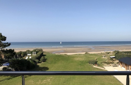 Benerville-sur-Mer Apartamento | DEAUVILLE-BENERVILLE, Apartamento, vista panorámica, la playa en el extremo del jardín