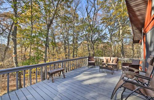 Cresco Casa | Deck and Forest Views Secluded Cresco Cabin!
