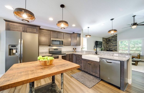 Cullowhee Casa | Deck + Mtn Views: Riverfront Cullowhee Home