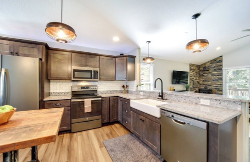 Cullowhee Casa | Deck + Mtn Views: Riverfront Cullowhee Home