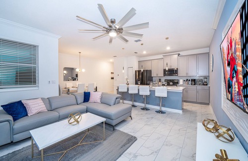 Kissimmee Chalet De Esquí | Decorous Townhouse 4Bed/3Baths/Pool/5Min Disney