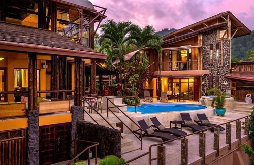 Dominical Villa | Dominical Villa para unas vacaciones perfectas Vista de la familia escapada y al océano