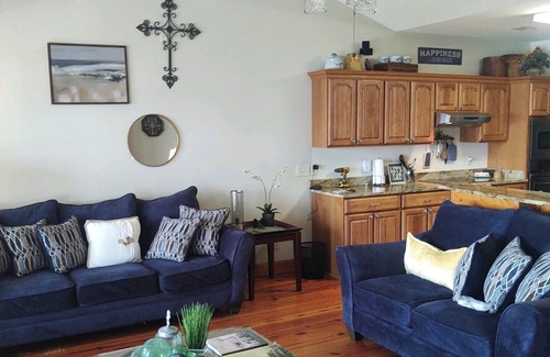 Midway Casa | Deepwater retreat with dock and unobstructed views of the North Newport River!
