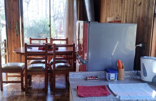 Panguipulli Cabina | Cabaña en el bosque con animalitos, hot tub y piscina