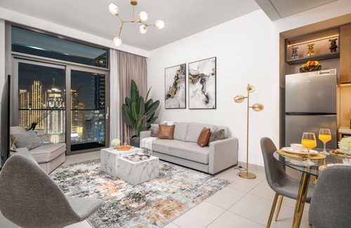 Downtown Dubai Apartamento | Delujo Stays – Burj Crown Collection