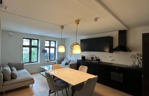 Stavanger Apartamento | Apartamento de lujo central de 2 dormitorios con vistas y garaje subterráneo