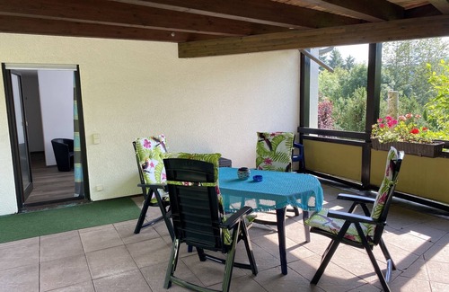 Pfeffingen Apartamento | Deluxe room 2, 34sqm, 1st floor, with terrace, max. 2 persons
