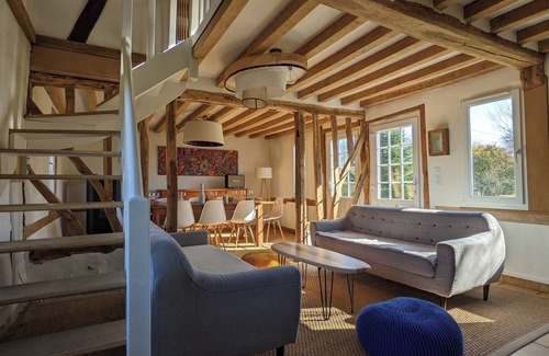 Epreville-en-Lieuvin Casa | Norman residencia de boutique de lujo de la familia y de los amigos, 2 horas de París