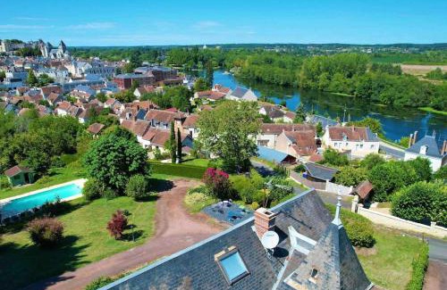 Seigy Casa | Demeure vue sur Cher/Château, 5 min Zoo de Beauval