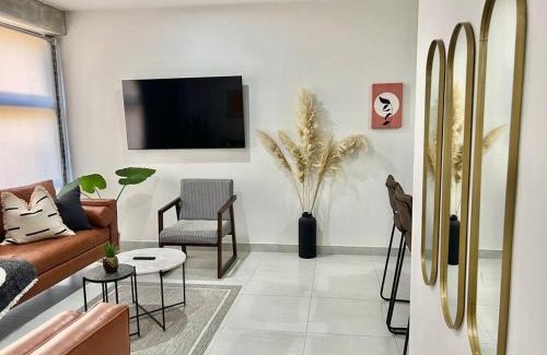 Zapopan Apartamento | DEPA BOHO AL SUR Pet Friendly Piscina Gym Sala de Cine