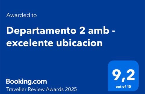 La Perla Apartamento | Departamento 2 amb - excelente ubicacion